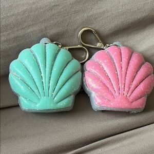 Bath & Body Works PocketBac Holder Seashell Soulmates BFF Set Magnetic